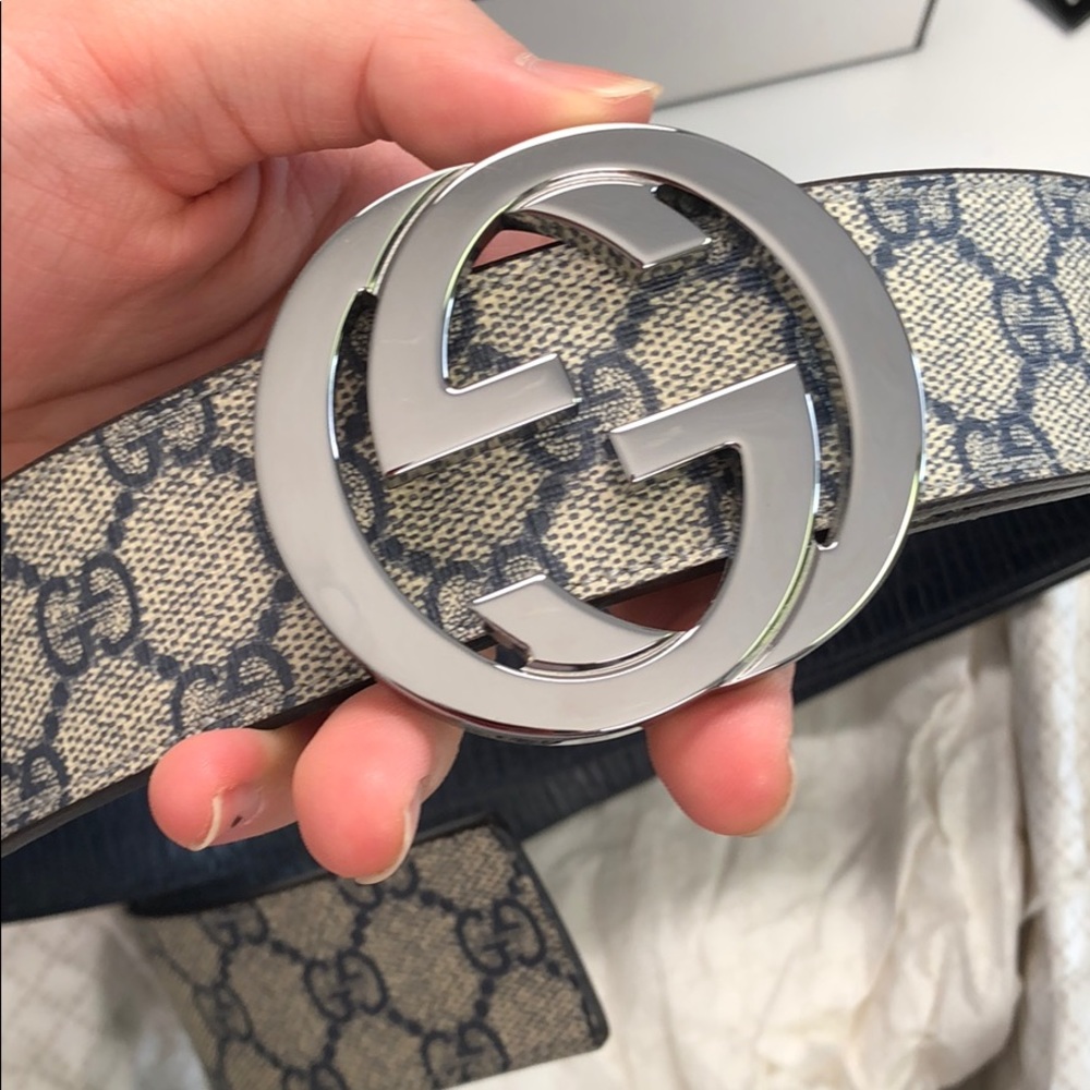 Gucci Supreme Belt with G Buckle Size 105 / 42